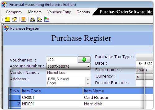 Billing Software screenshot