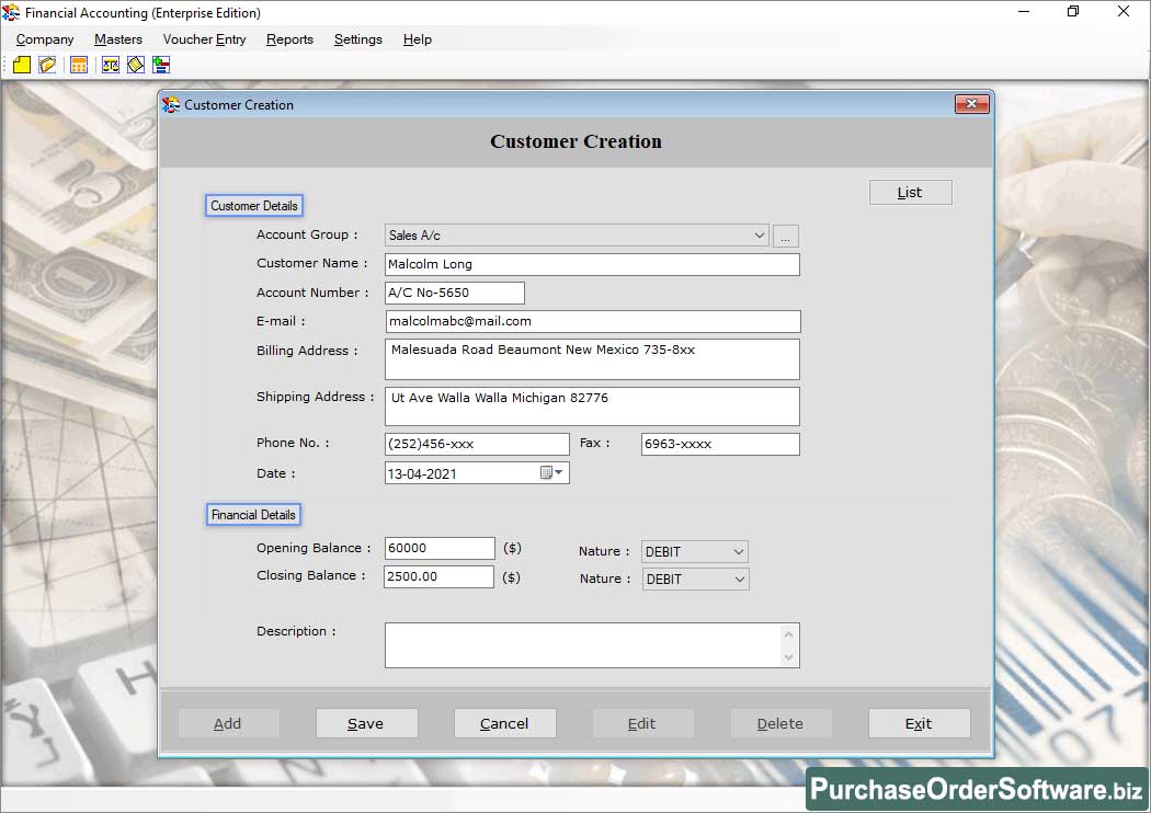 Billing and Accounting Management – Enterprise Edition