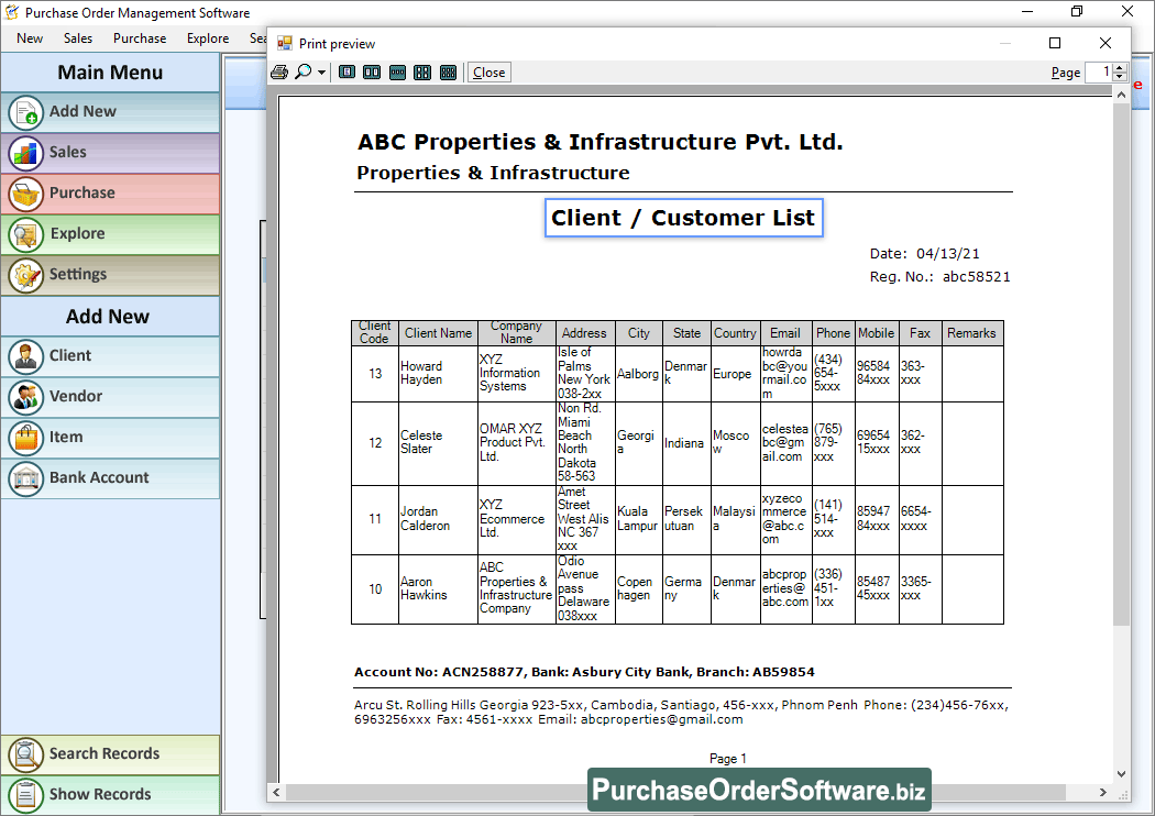 Purchase Order Software